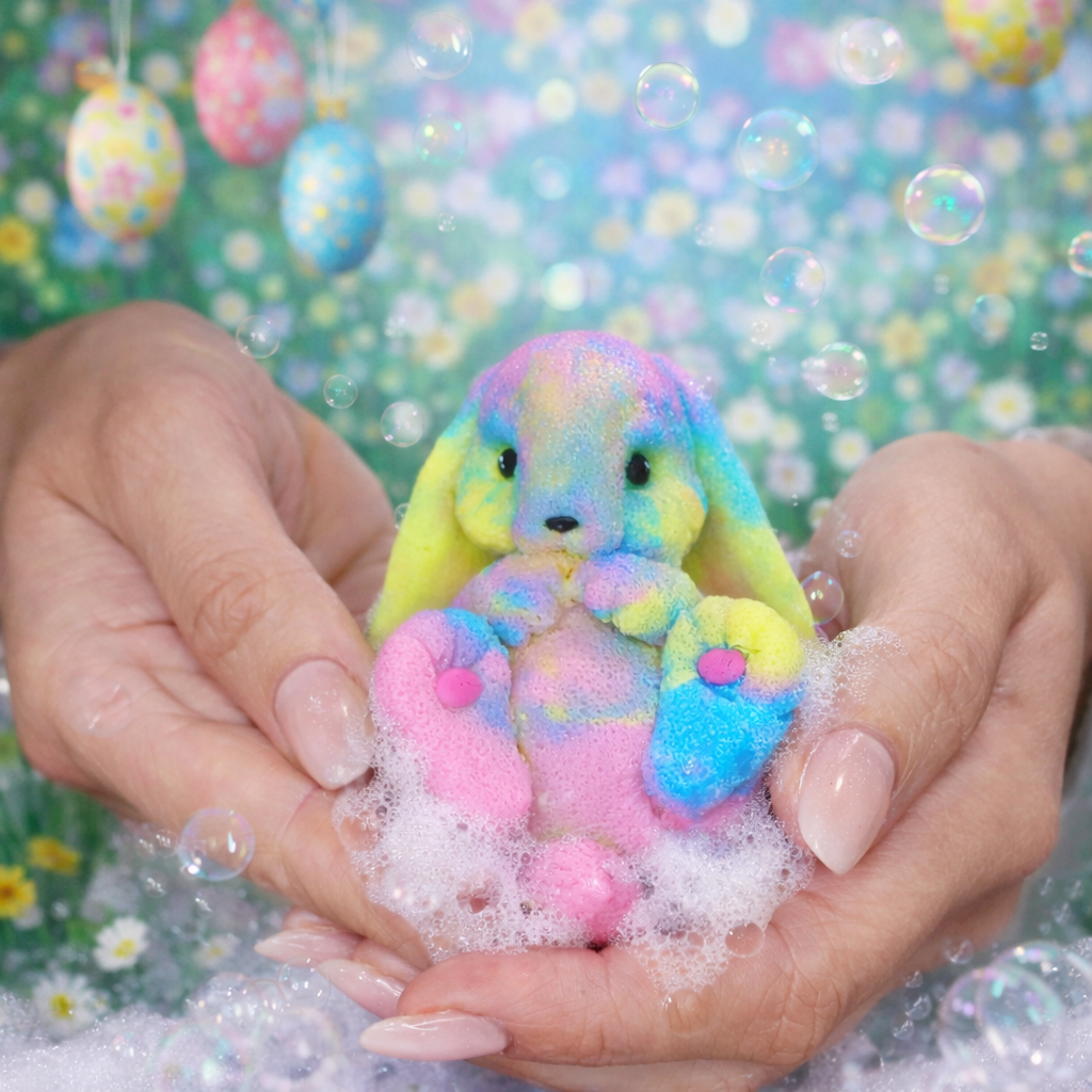 Rainbow Soap Bunnies