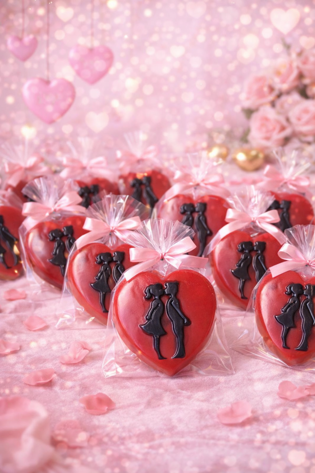 Valentine’s Couple Heart Soap