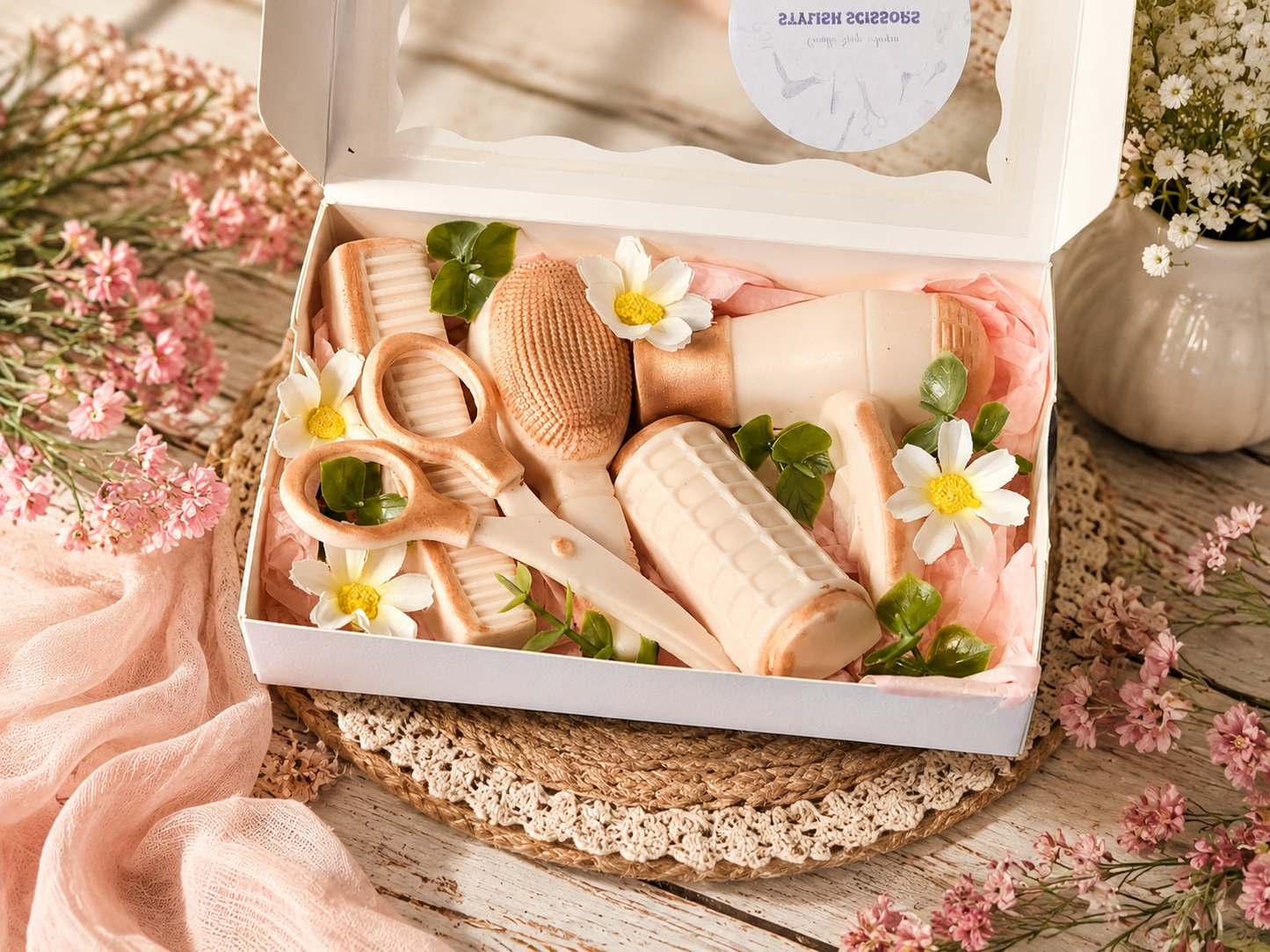 Handcrafted Hair Stylist Soap Gift Box