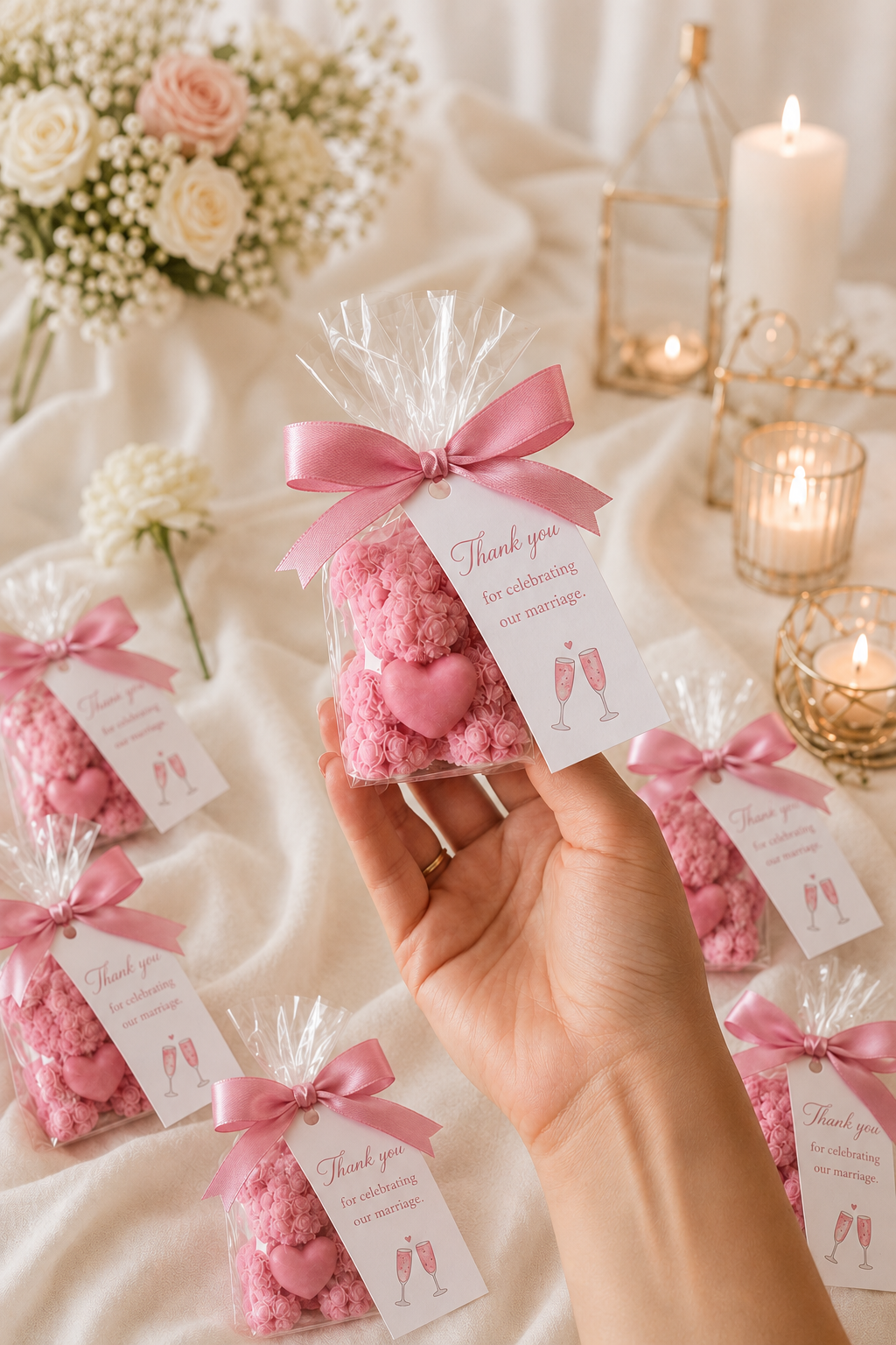 Mini Teddy Bear Soap Favor
