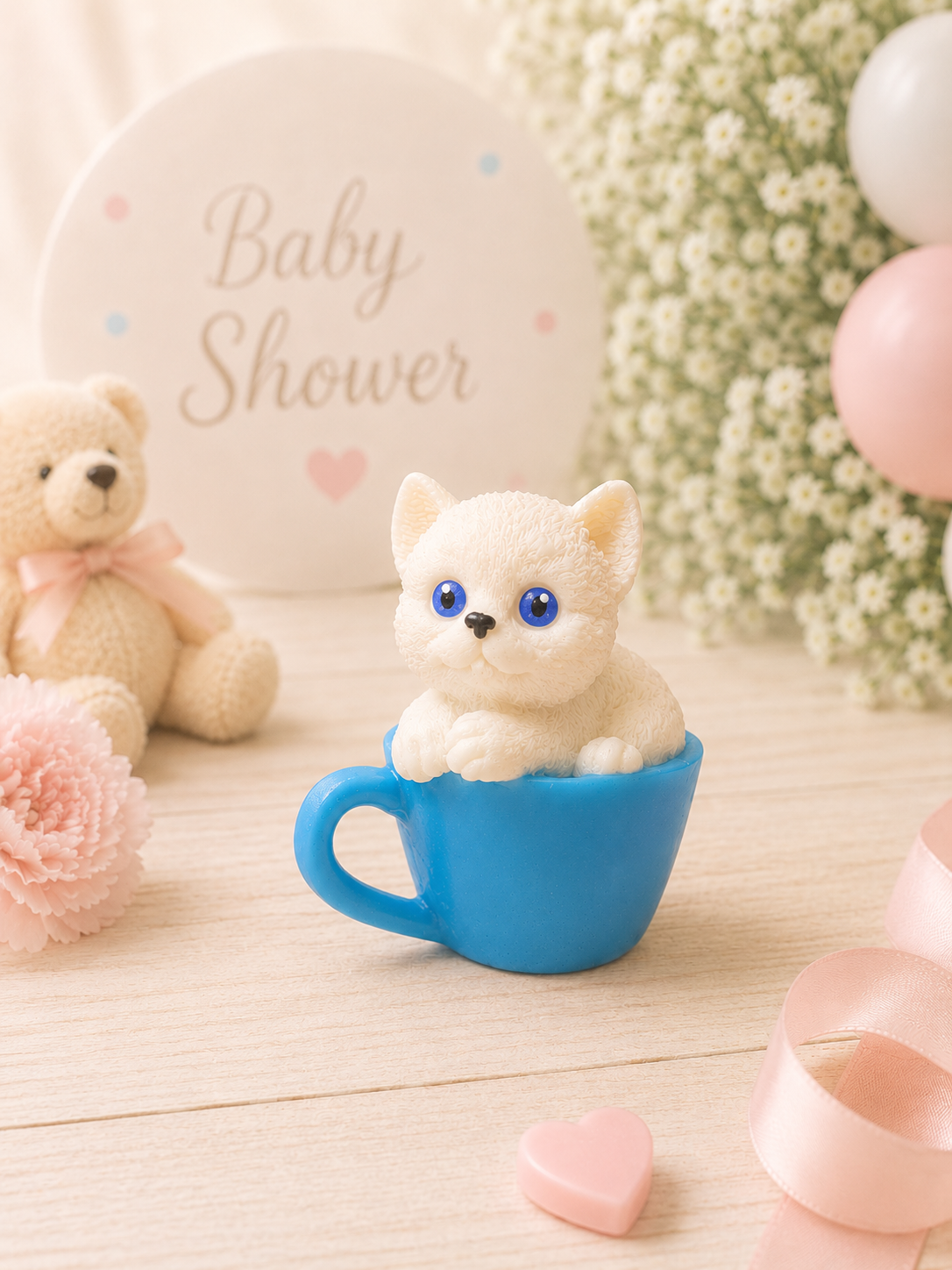 Kitty in a Cup Soap Favor