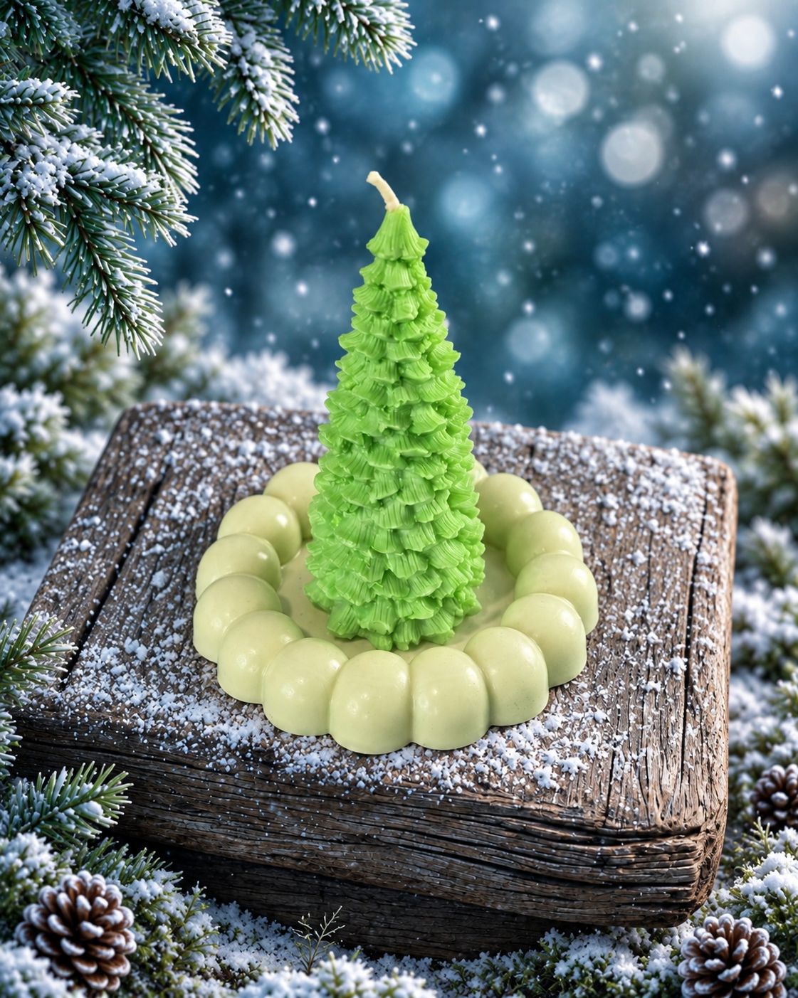 Christmas Tree Ornamental Soy Candle