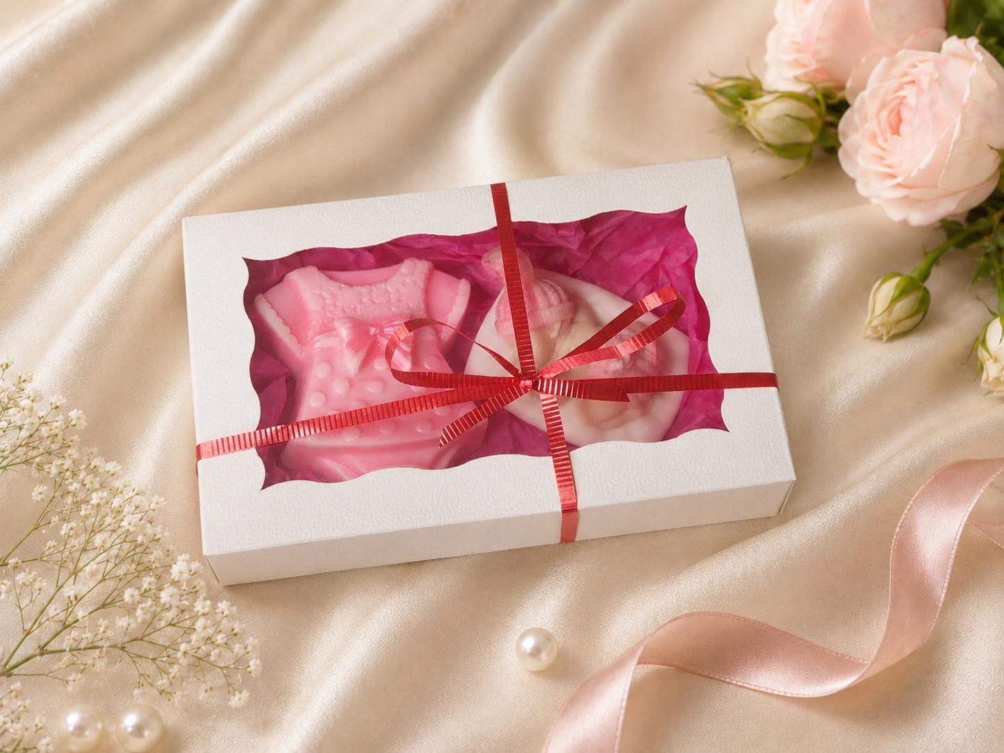 Baby Bow Soap Favor