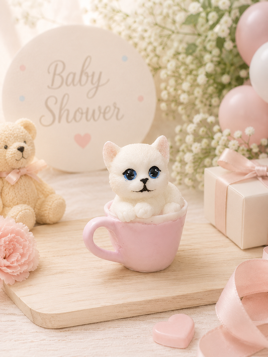 Kitty in a Cup Soap Favor