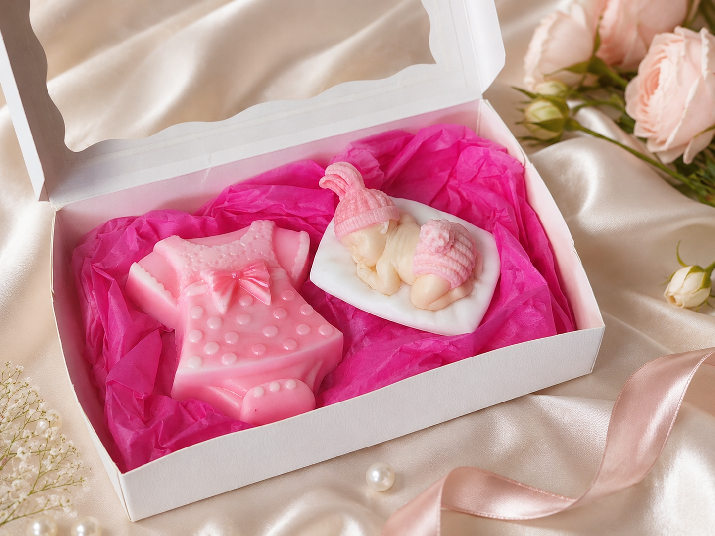 Baby Bow Soap Favor