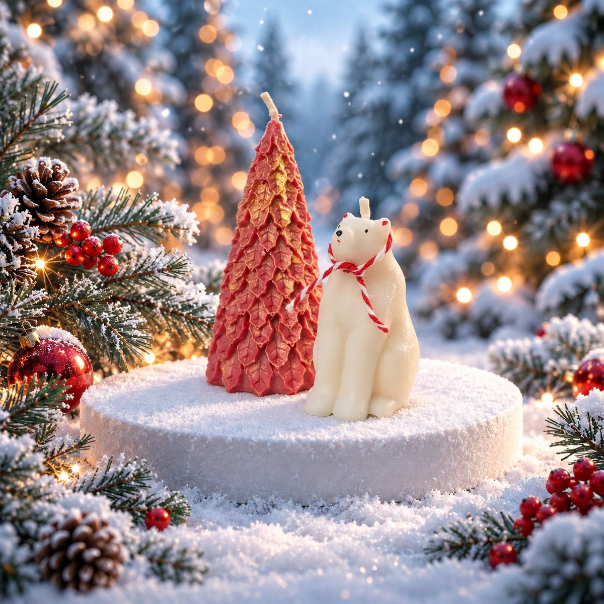Polar Bear "candle"