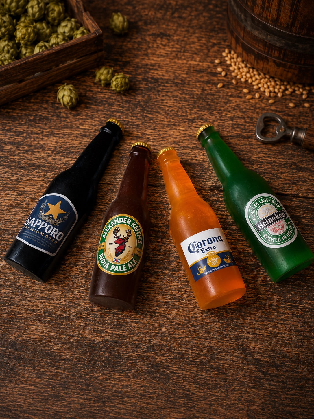 Beer soap