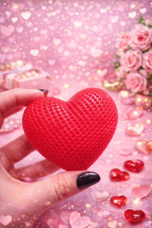 Valentine’s Day Heart Soap