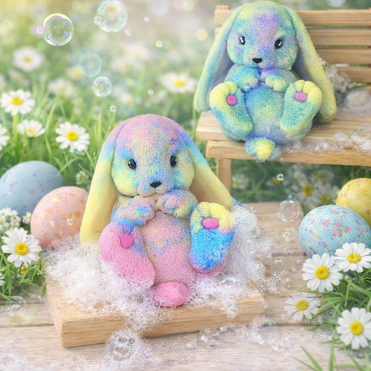 Rainbow Soap Bunnies
