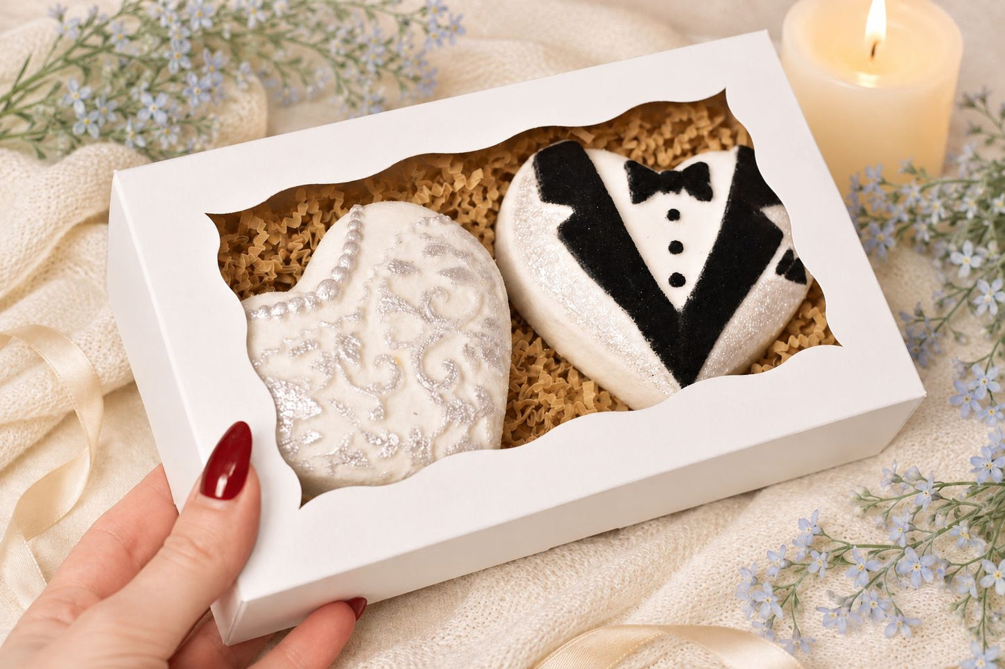 Bride & Groom bath bomb